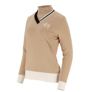 엘르골프 세이브존01 여성 레이어드 목크넥 방풍 스웨터 6I83401 200