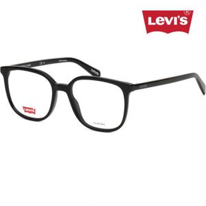 [룩플러스]리바이스 안경테 LV1020 807 명품 블랙 사각 뿔테