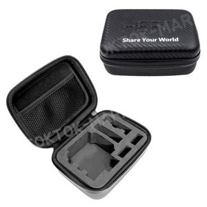GOPRO9 호환 파우치 카본 무늬 포터블 케이스 소형