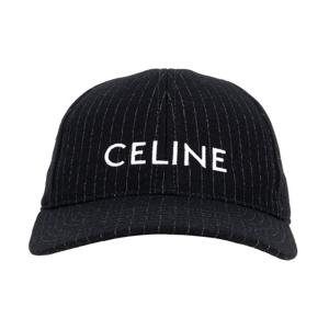 셀린느 로고 스트라이프 볼캡 모자 헌팅캡 2AUS9495R 38CE