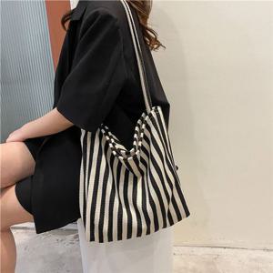 숄더백 깔끔스트라이프 에코백 데일리 여성 가방
