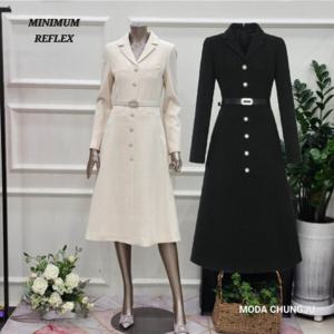 [미니멈]MD 카라넥 트위드 플레어 원피스 MD MXAAWO1190 ZA_CJ