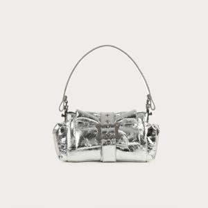 [비비안웨스트우드]비비안웨스트우드 메탈릭 크링클 헤이즐 스퀘어프레임 숄더백 (VPSCBA0014-09)