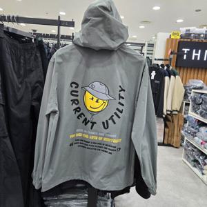 [써드케이]레이 기모 후드 티셔츠 MO4TU886  048_DG