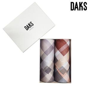 [닥스] 손수건 2매세트 (BD) 선염 181번