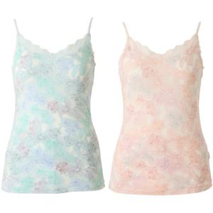 스판좋고 부드러운 번아웃 프린트 여성 기본 끈런닝 나시 WLG2520