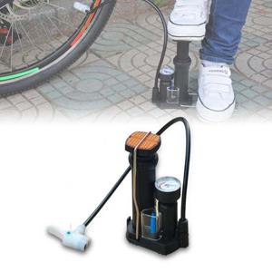 자전거 공기 에어 발펌프 공 튜브 압력 휴대용 펌프