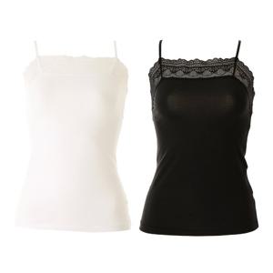 [와코루]웨어러블한 면모달 여성 끈나시 런닝 WLG2529