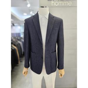 바쏘옴므 세이브존03 바쏘옴므 25 네이비 울린넨 혼방 스판 언컨 자켓 WSAGZ1JS20ANYA