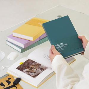 인디고 프리즘 280 모눈 양장노트 (B6) - 블루그린