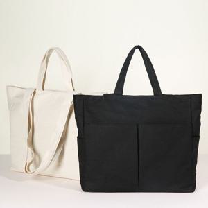 빅사이즈 에코백 캔버스 숄더백 보부상가방