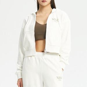 뉴발란스 여성 세미크롭 후드집업 NBMDD3W852-10