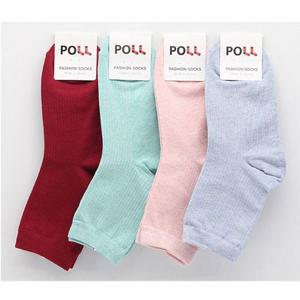 여자 패션양말(골지컬러무지) 1켤레