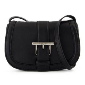 알렉산더맥퀸 블랙 스무스 가죽 T-바 사첼 미니 백 8271131MAAD