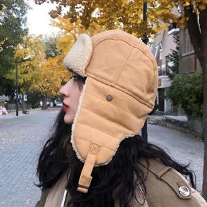 (가디언블루) 귀달이 양털모자 겨울모자 귀마개모자