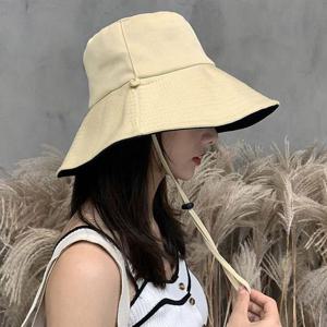여성 양면 리버서블 버킷햇 기본 무지 벙거지 7컬러
