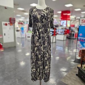 스테파니 HC07 플리츠  나염 원피스 A25SO5215