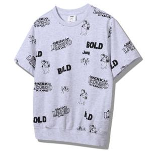 [지프키즈]25신상 남여공용키즈 볼드 배낭곰 전판 반팔KQ2TSU225