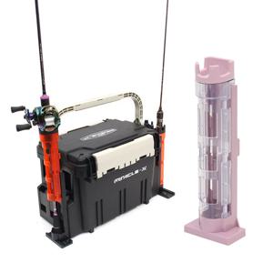 미라클 태클박스 높이조절 로드 홀더 소형 핑크 스탠드