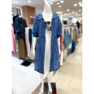 소고 세이브존01 후드 스트링 홑겹 사파리 점퍼 TI2YA03