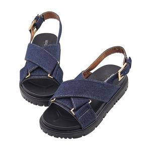 모그어스 블루 포인트 스트랩 샌들