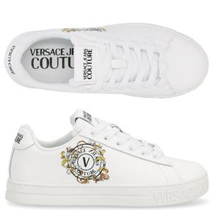 로고 위드 바로크 78VA3SK3 ZPB08 003 베르사체 진 코트 88 여성 스니커즈 운동화