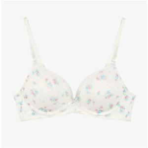 [예스]소녀 감성 플라워 나염 와플소재 브라  YSWBB343