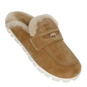 미우미우 5D058E Z0G F0379 페니 로퍼 스웨이드 뮬