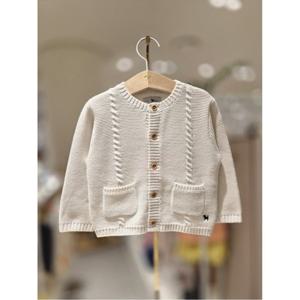 블루독베이비 10 25FW가을신상 (CR) 클래식 니트 가디건 (45A1320001)