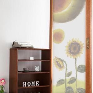 아트박스/꾸밈 ir908-두송이해바라기_유리문시트지