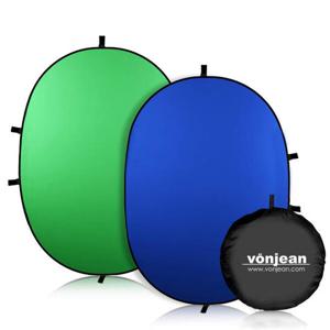 아트박스/본젠 VDR-A152 원터치 그린-블루 양면 크로마키 배경천