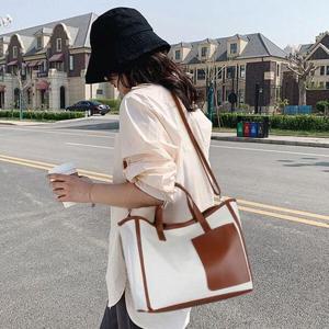 아트박스/베리콕 스퀘어 빅포켓 에코 토트 크로스백 캔버스백