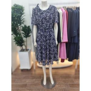 아니베F 세이브존06 꽃무늬 라운드 반팔 원피스 A55WOP5J00