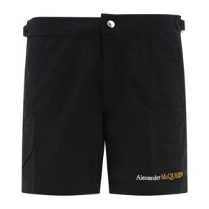 알렉산더맥퀸 블랙 나일론 박서 수영복 7819744419Q1080 BLACK