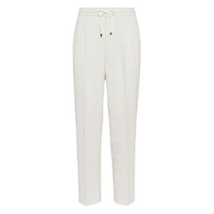 브루넬로 쿠치넬리 스트레이트 팬츠 M279UE1710C6007 WHITE