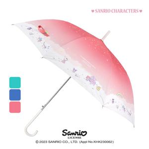 산리오캐릭터즈 60 구름음악회 장우산 MUHKU10062 (핑크,블루,민트)
