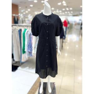 소고 세이브존01 볼륨 소매 펀칭 원피스 AH2PA17