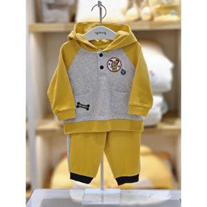 아가방 세이브존02 옐로우 퍼피 후드상하세트 03s523004