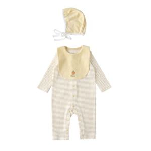 M밍크뮤D 25FW (YE)멜팅테리SET우주복 턱받이 보넷세트 (35A7004122)