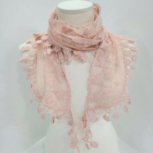 [애슬릿] 여성 봄 가을 꽃 레이스 미니 쁘띠 스카프