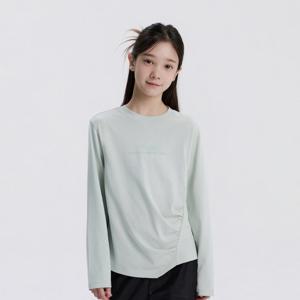 K253GTS810 어드벤처 세미크롭 싱글 티셔츠 MIST