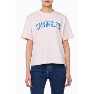 [캘빈클라인 진]여성 박시 캘빈클라인 바시티 반팔 티셔츠 47B822G