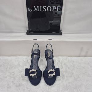 [미소페]By미소페 큐빅 리본 스트랩 샌들 112HH424GD008 NAVY 1_