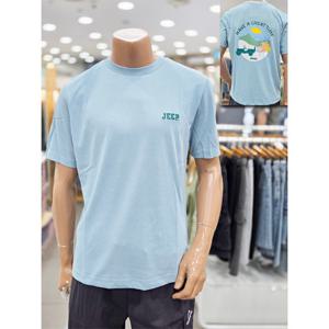 [지프]남녀공용 등판프린트 반팔티셔츠(JQ0TSU392_MT)_DG