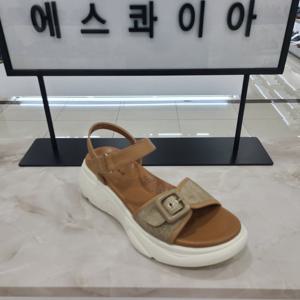 [에스콰이아][모다아울렛]에스콰이아 여성5cm통굽새들 YAEMSD811