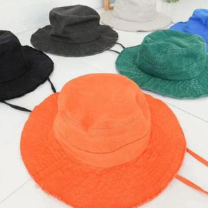 [이쁜] 피그먼트 데미지 버킷햇 모자 2