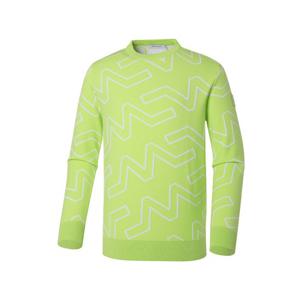 [와이드앵글]남성 CO 모노그램 자카드 라운드 스웨터 WMP23K12G1