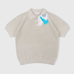 [리빌모아]남자 피넛 쿨 스카시 카라 반팔 니트티 AT-KNH-Q013-