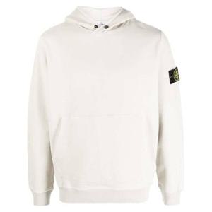 라프리마 스톤아일랜드 61252 스트레치 코튼 플리스 후드 Sweatshirt Regular 핏 후드티 레