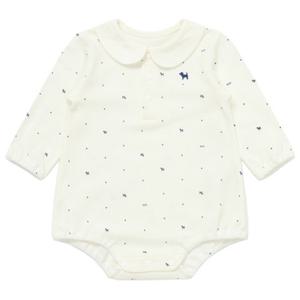 [블루독베이비8] BI카라바디수트 (45A7004023) (BLUEDOG BABY 유아 출산 백일 선물 도트 강아지 내복)